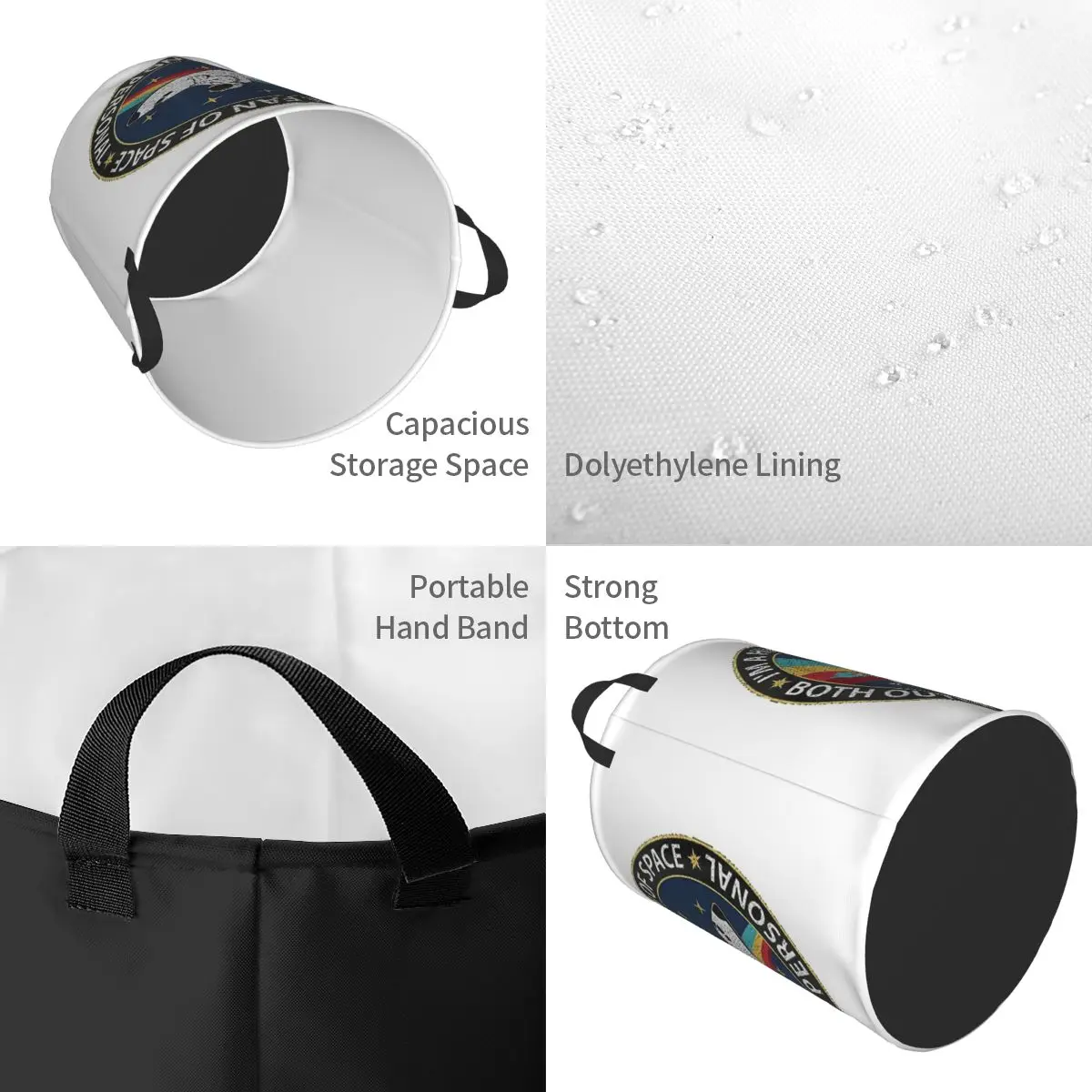 Huge Fan Of Space Both Outer And Personal Dirty Laundry Baskets Foldable Large Waterproof Clothes Toys Basket For Home Kids