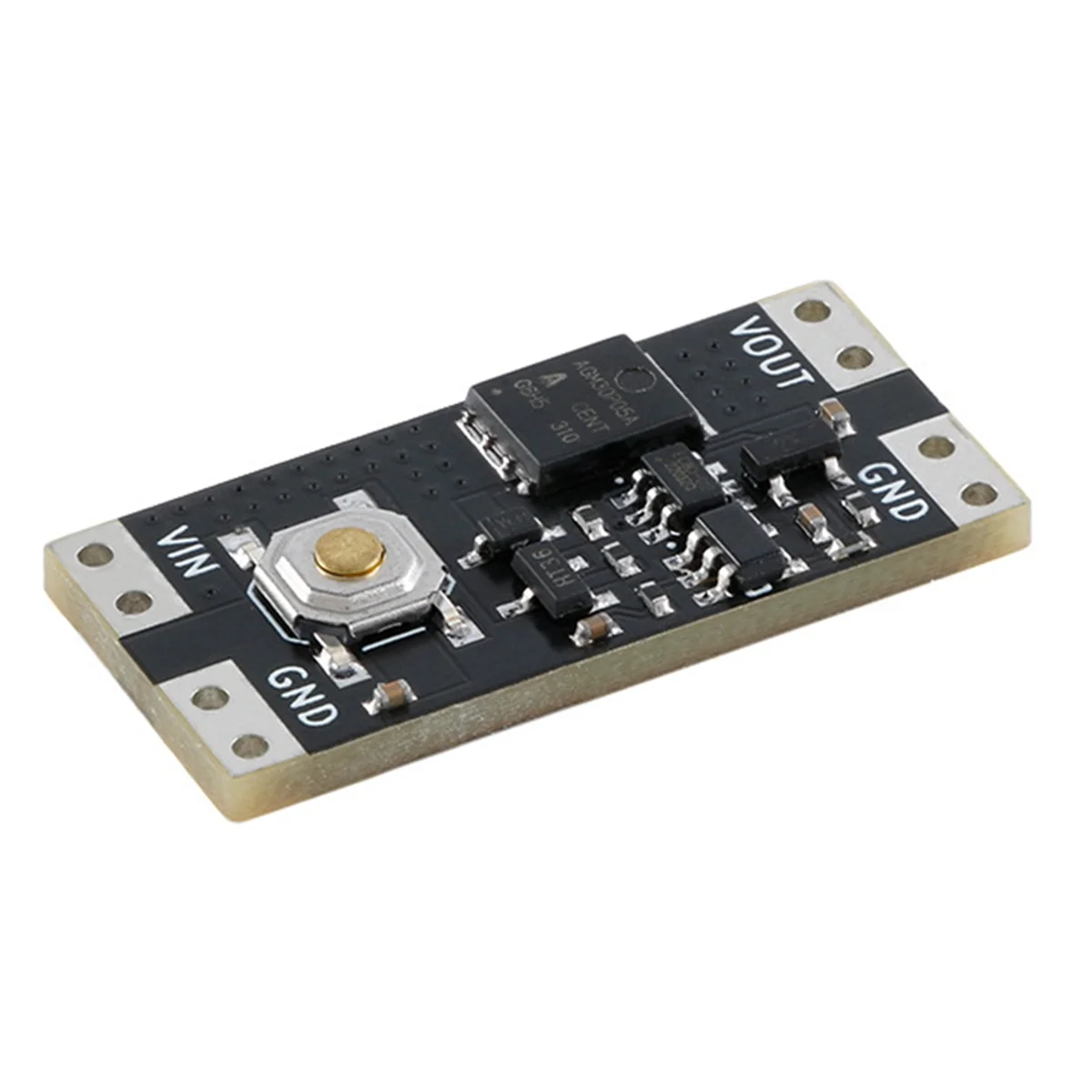 

1Pcs Single Bond Button Bistable Switch Module 4.5-26V 1.3UA Load 10A Low Power Wide Voltage Mini One Key Switch Module