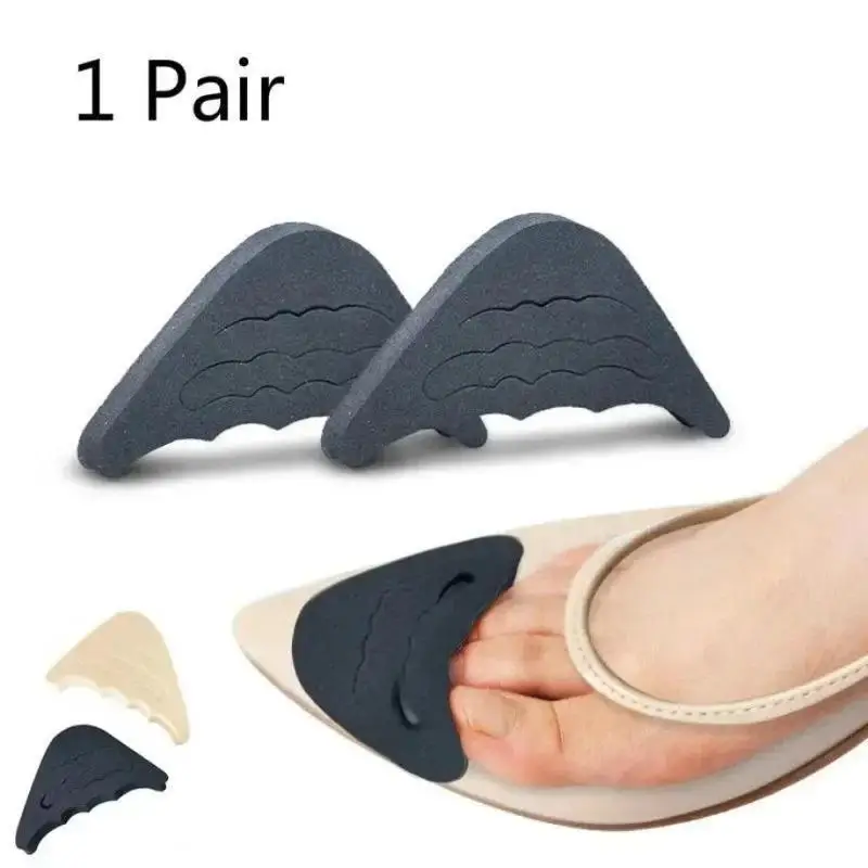 

1 Pair Shoe Toe Plug Adjustable Size Anti Pain Forefoot Pad High Heels Filled Non Slip Soft And Thick Wholesale