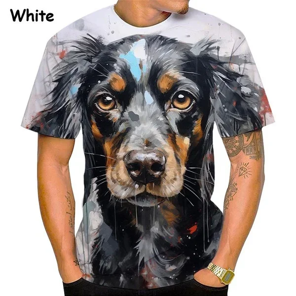 

Summer 2025 Friday 3D Printed Creative Graffiti Pattern Quick Drying Breathable Sport Men's Plus-size Round Neck T-shirt