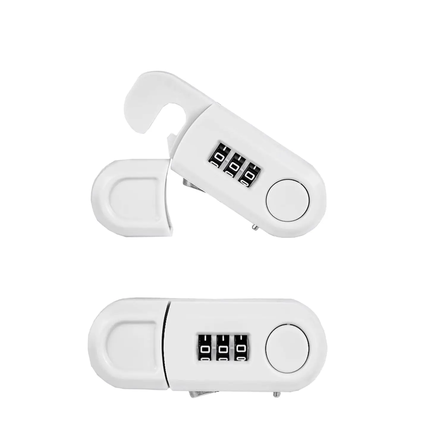 

Cabinet Fridge Locks Baby Proofing Combination Refrigerator Lock for Child with Strong Adhesive Baby Locks for Cabinets Drawers