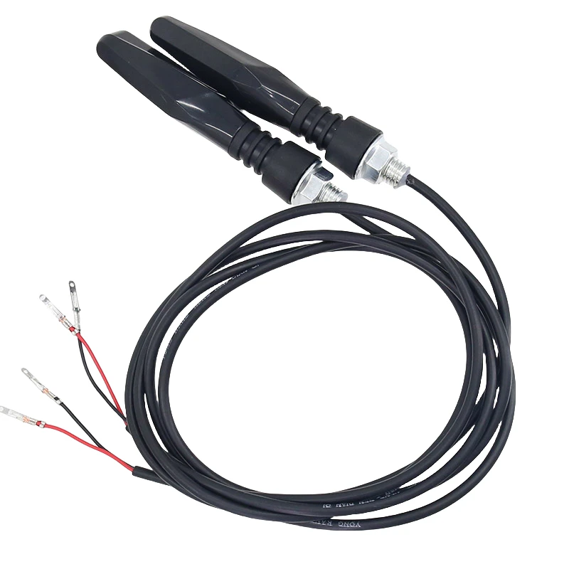 لأضواء الدراجات النارية الكلاسيكية عالية السطوع بدوره أضواء مؤشر الإشارة الجبهة الخلفية الأبيض يوم تشغيل أضواء تتدفق مصابيح الفرامل #4