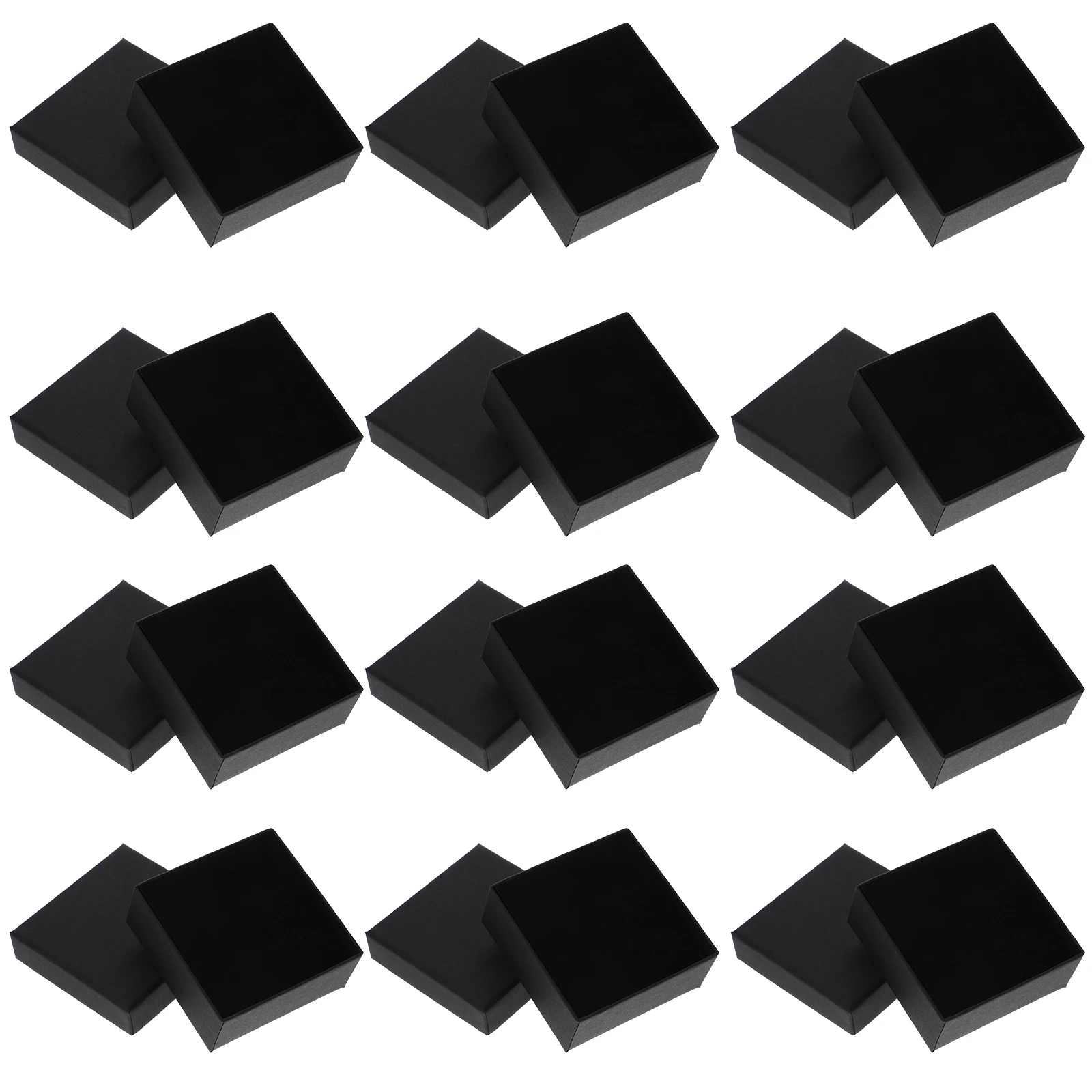 

12pcs Jewelry Storage Boxes Gift Packaging For Necklaces Bracelets Rings Earrings Small Decorative Containers