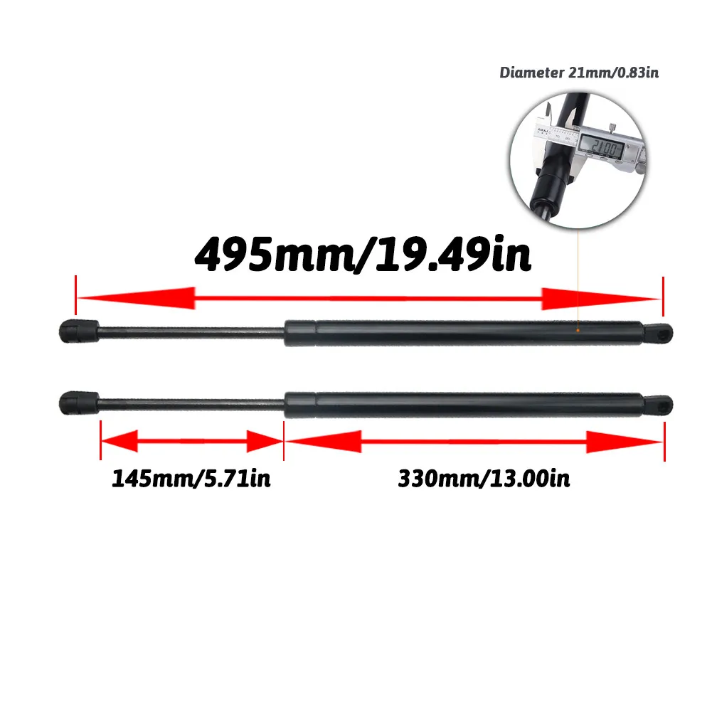 2Pcs Rear Trunk Tailgate Lift Support Rod Gas Spring Shock Absorbe Strut For Nissan Pathfinder R51 2005-2013 Car Accessories