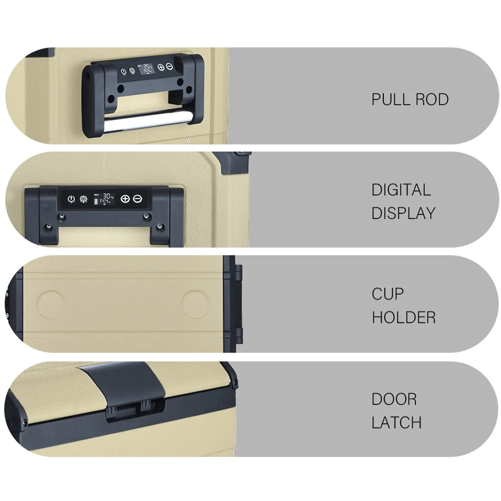 12v 24v Mini Portable Car Refrigerator for Home and Car Dual-use Portable Refrigerator