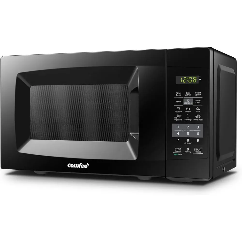

EM720CPL-PMB Countertop Microwave Oven with Sound On/O, ECO e and Easy One-Touch Buttons, 0.7cu.t, 700W, Black