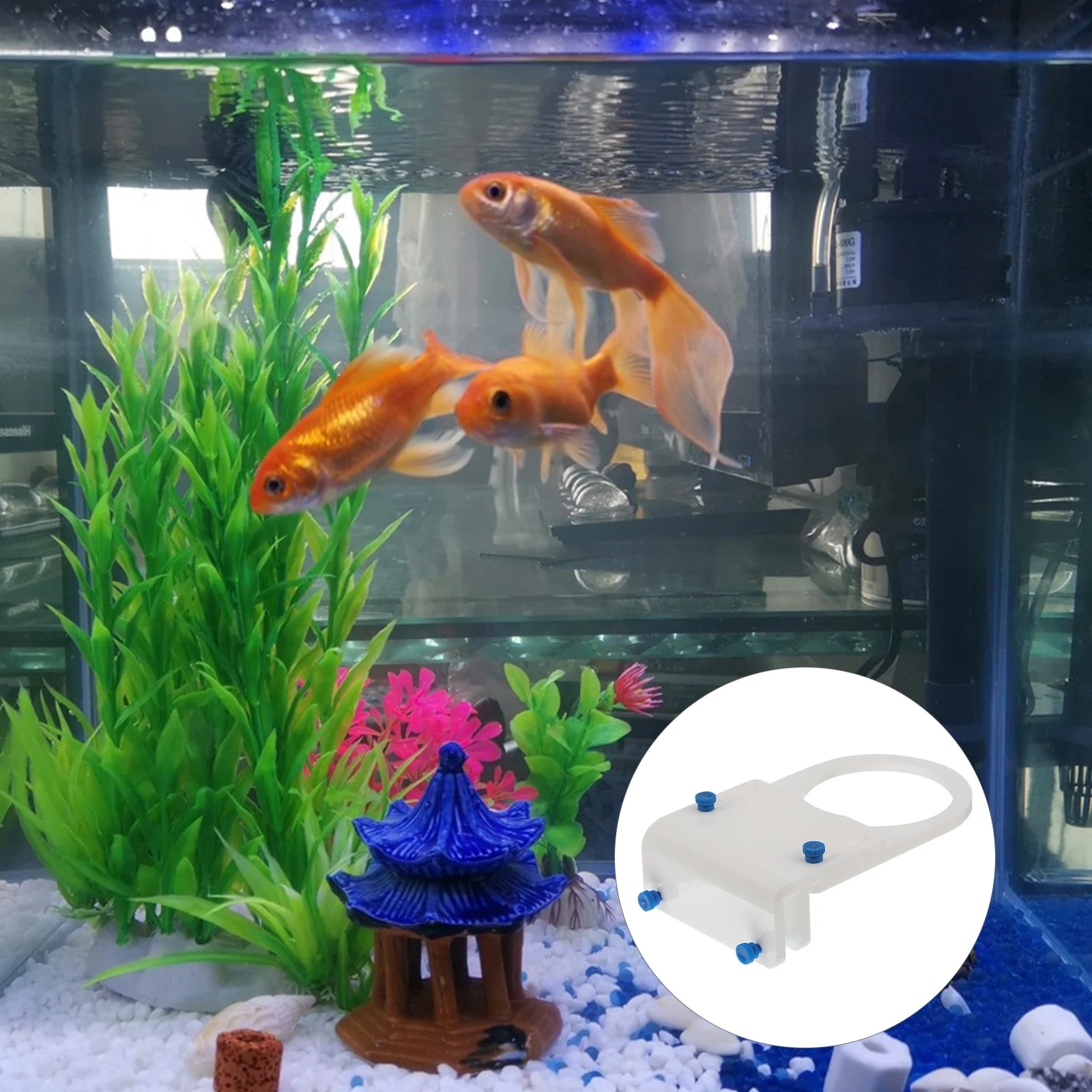 

Bag Acrylic Bag Holder For Reef Telescopic Mount For Aquarium Filter Sock Bracket White Filter Holder Pet Supplies