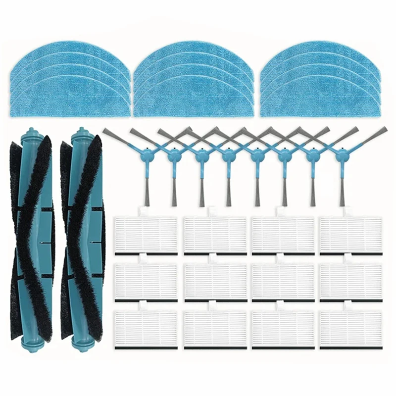 

Y26A New For Cecotec Conga 7490 Immortal / 8290 Immortal Ultra Power Genesis X-Treme Main Side Brush Filter Mop Dust Bags Parts