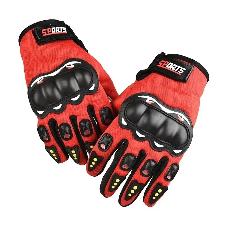 Guanti da moto Full-finger da uomo Touch Screen Outdoor Off-road Sports protezione da ciclismo guanti da dito da moto Anti-caduta