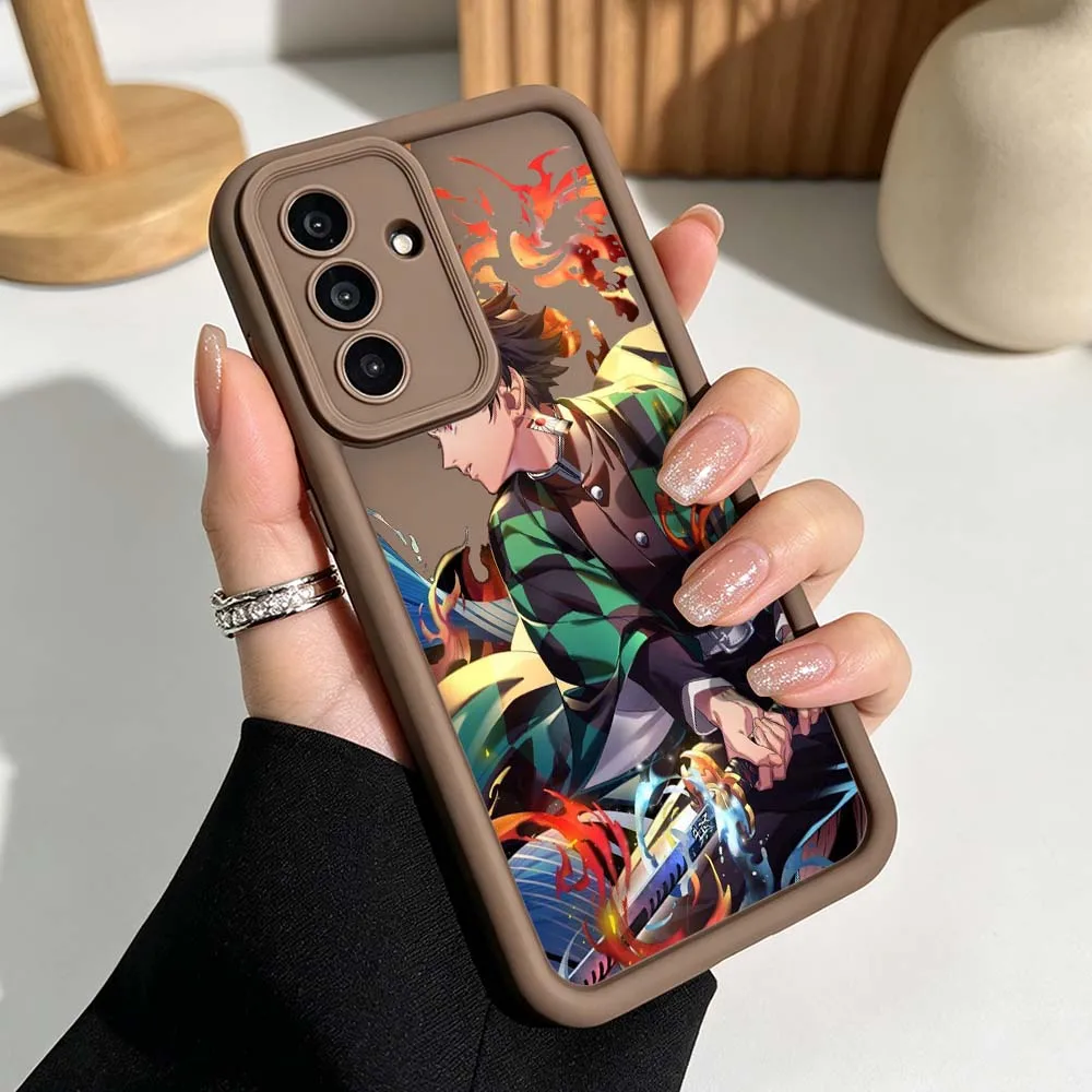 Demon Slayer Kimetsu no Yaiba Phone Case For Samsung Galaxy A71 A57 A56 A55 A54 A53 A52s A17 A16 A06 Eye Ladder Silicone Cover view 5