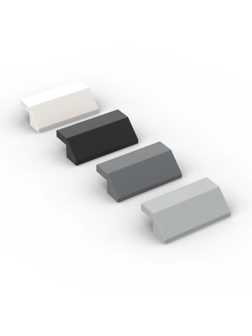 Bloc de construction de petites particules MOC 5540 2*4, surface inclinée à 45 degrés, pièces de rechange de base, jouets assemblés, bricolage