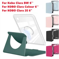 Funda trasera acrílica transparente para Kobo Clara BW N365 Clara Color 2024 N367 2E 6 ''N506 Ebook cubierta giratoria de separación magnética