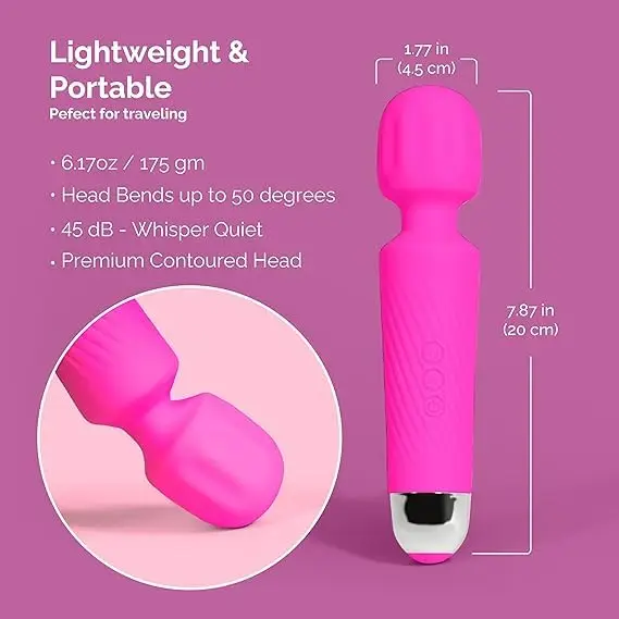 Neues Upgrade bfeelbdsm Vibrator für Frauen, 20 Muster Vibrator mit 8 Geschwindigkeiten leistungs starken leisen Motor, wasserdicht wiederauf ladbar