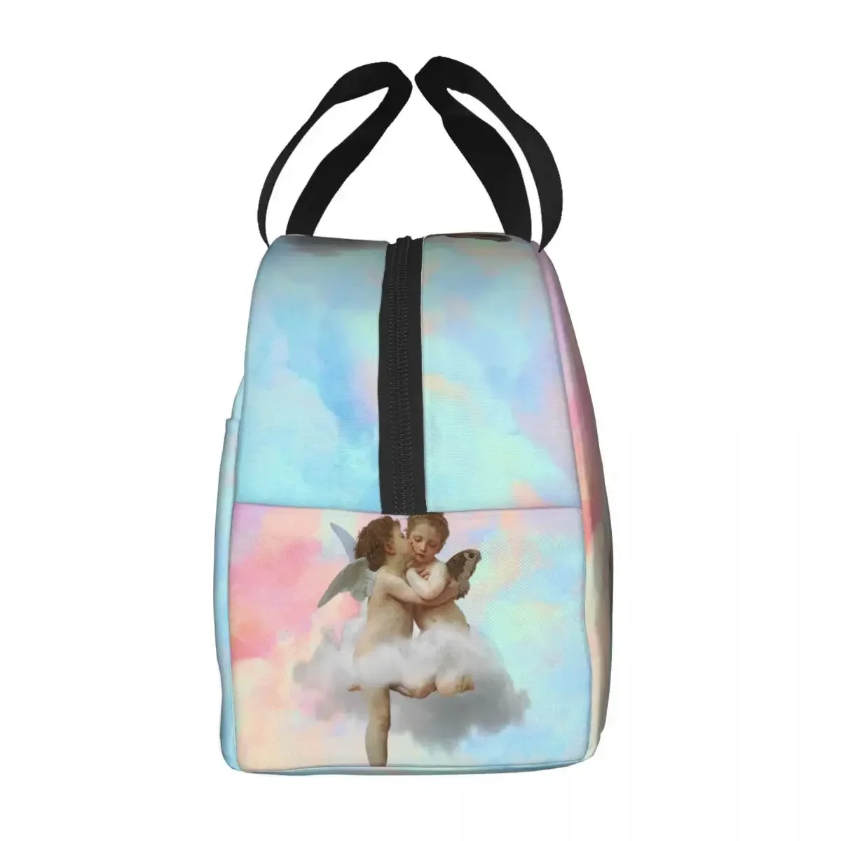 Renaissance Angels Lunch Box Waterproof Aesthetic Cloud Cherub Cooler Thermal Food Insulated Lunch Bag Kids Picnic Tote Bags