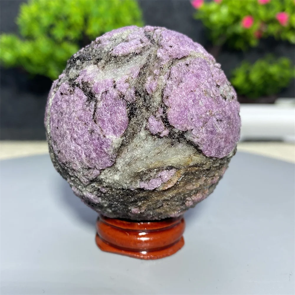 Plum Blossom Tourmaline Ball, Natural Crystal Raw ore, Specimen Specimen, Rough Irregular spheroid Healing Stone,Home Decoration