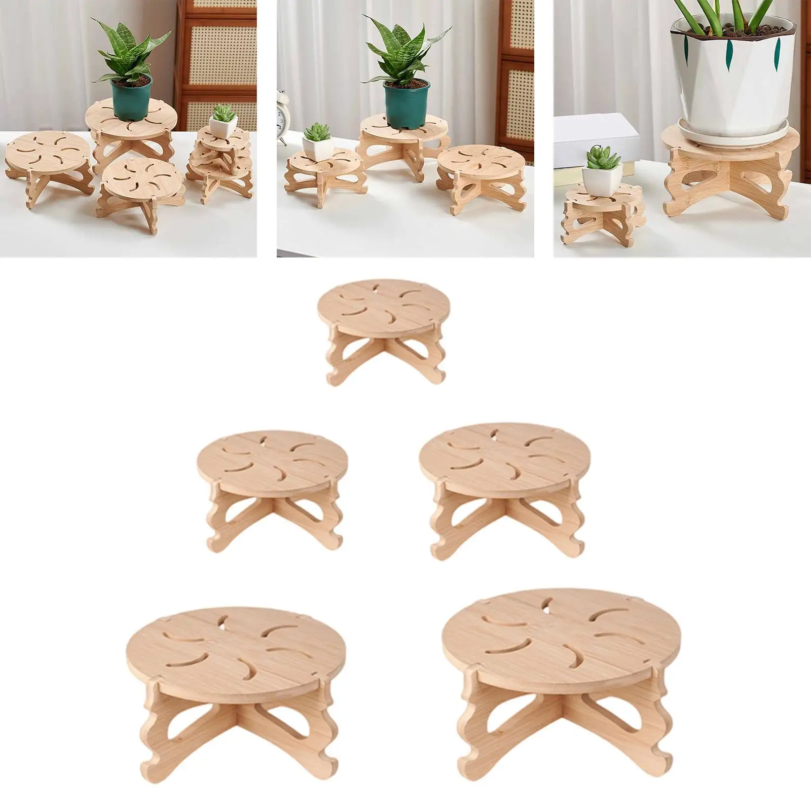 Planter Stand Flower Pot Holder Multipurpose Farmhouse Housewarming Plant Stand Flower Pot Display Shelf for Corner Bedroom