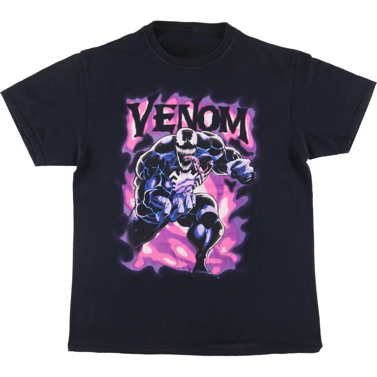 Summer Hot Selling Rare T-shirt Marvel Venom Printed T-shirt, Casual Retro Trend Men's Round Neck Short Sleeved T-shirt
