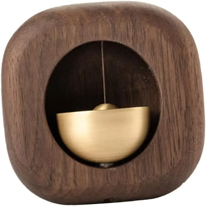 Wooden Wind Chimes Copper Doorbell Handmade Home Furnishings Door Hanging Ornaments