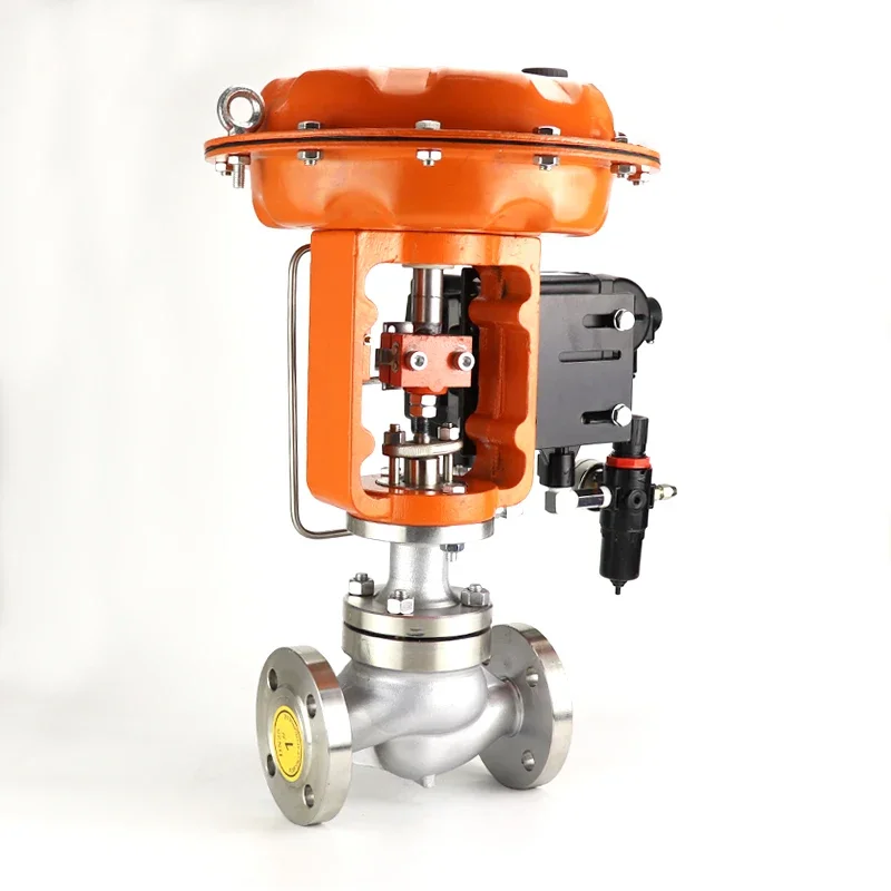 PN16 PN25 PN40 Stocking ss304 pneumatic operate control valve with digital positioner
