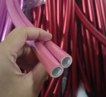 High Quality Cyan PVC Plumbing Insulation Hose Flexible Shower Hose Polishing Bathroom Hose