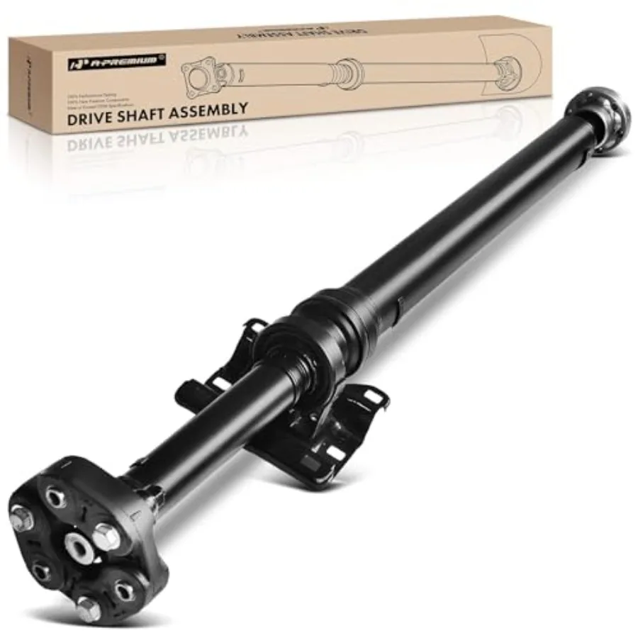 

Rear Drive Shaft Assembly for Volkswagen Touareg 2004-2010 Porsche Cayenne 2003-2010 AWD, Steel, Black, 47.625 Length, Direct R