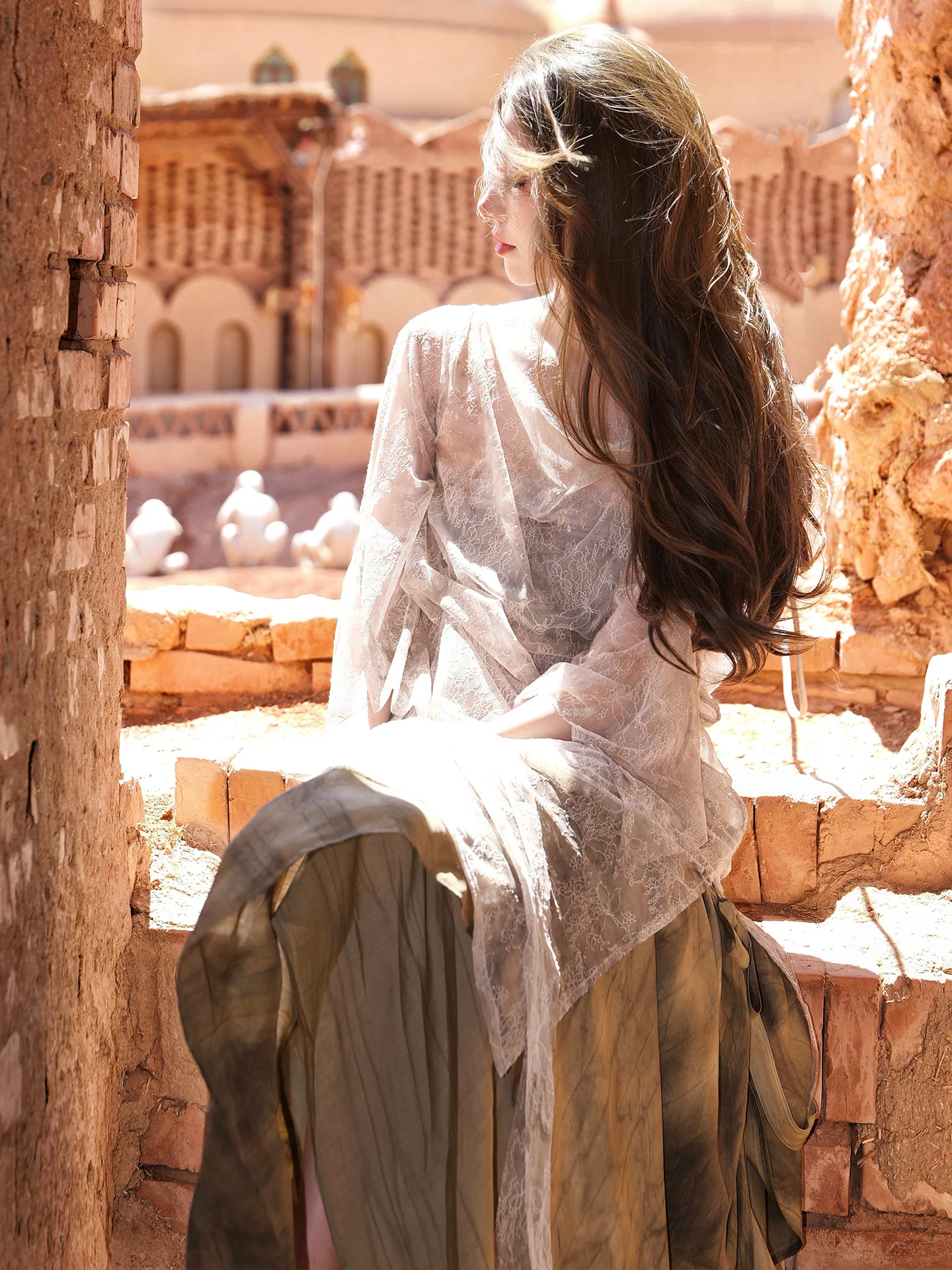 

ONMOON Женская модная свободная толстовка с капюшоном и растительным принтом, кружевная, легкая, солнцезащитная, средней длины, с длинными рукавами