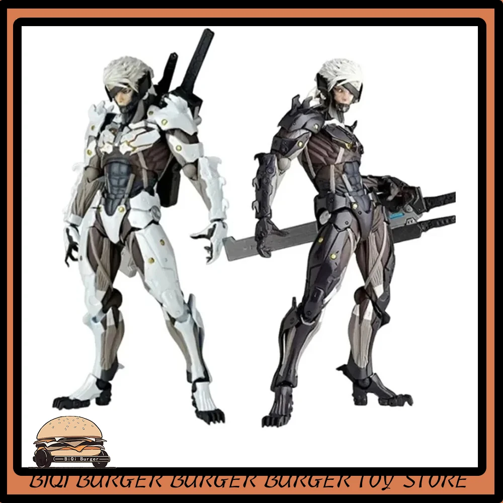 Metal Gear Rising Revengeance Anime Figures Kaiyodo The Ocedo Yamaguchi 140 EX Raiden Thunder Figure Action Figurine Model Toys