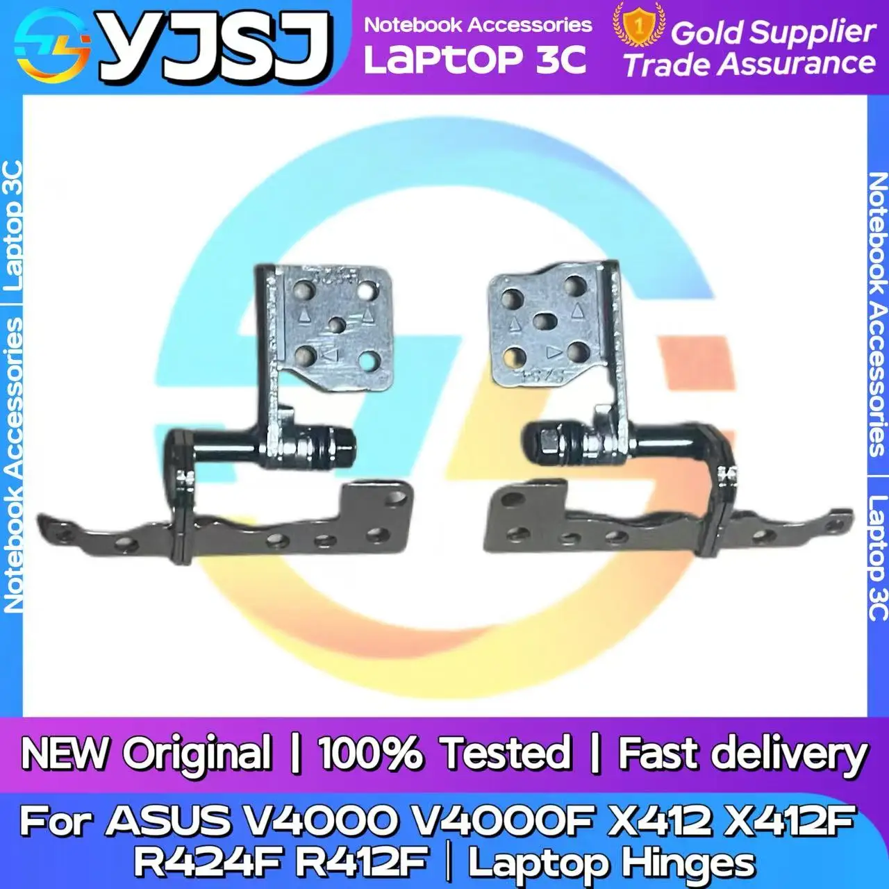 New Original Laptop Notebook Hinges For ASUS V4000 V4000F X412 X412F R424F R412F  LCD shaft built-in left and right Hinges