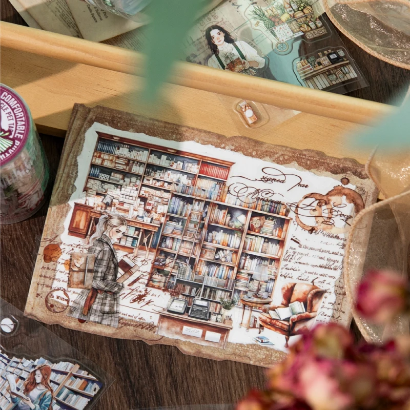 저널 GO 6x200cm 편안한 리듬 테이프 스티커 카드 스크랩북 장식 콜라주 정크 저널 DIY 마스킹 테이프