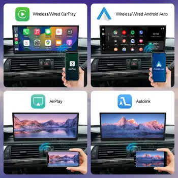 適用於Audi A6 C6 C7 A7 2016-2018 的頂級車載多媒體音響,支援無線 CarPlay、GPS 導航、收音機播放和藍牙連接,配備 12.3 吋觸控螢幕 10 最佳銷售 奧迪 A6 C6 CarPlay - №6