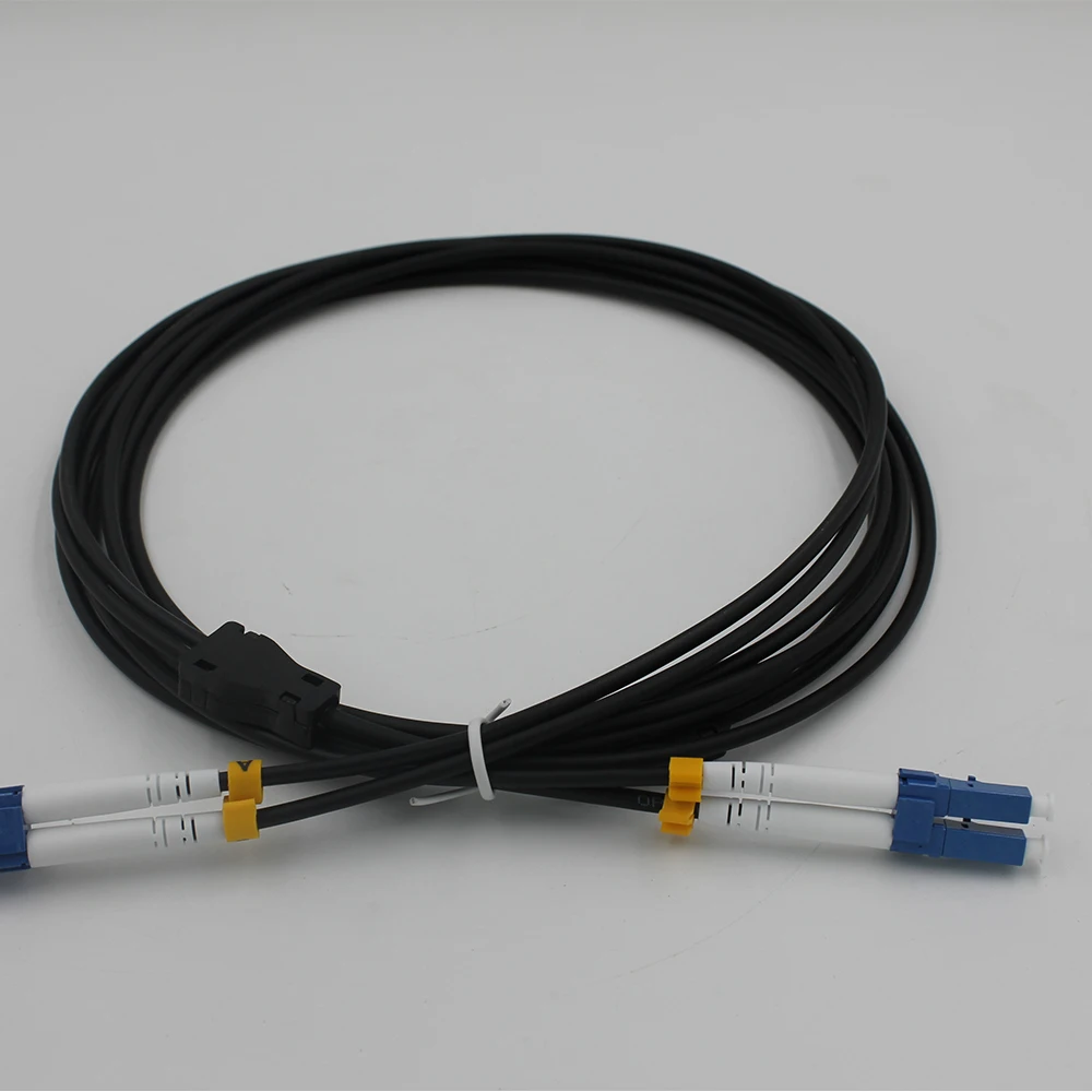 

Armored Tactical Fiber Optic Cable Ø4.0mm Dual Core Indoor Outdoor Stainless Steel Tube SM MM