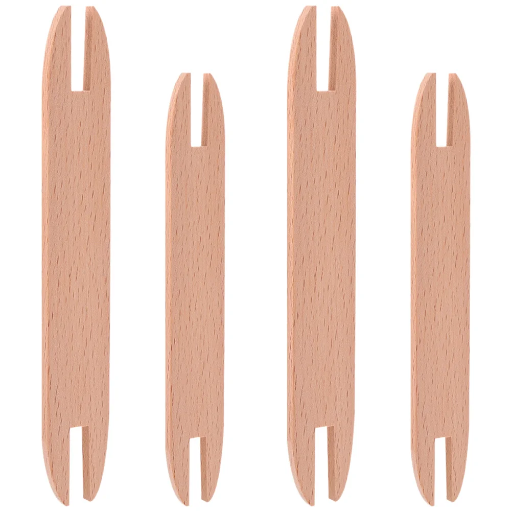 Accessoires de tricot, navette de tissage, bâton de pull de couture, outils de bricolage à Double extrémité 4 pièces