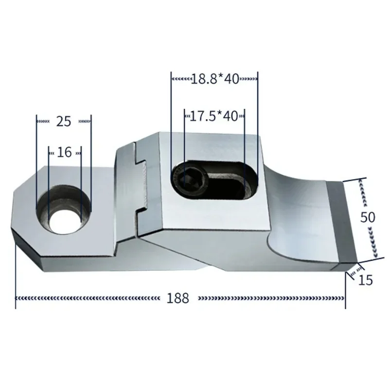 One-Way Heavy-Duty Toad Pliers CNC Mold Processing Side Fixed Anti-Warping Multi-Station Precision Vise OK Clamp