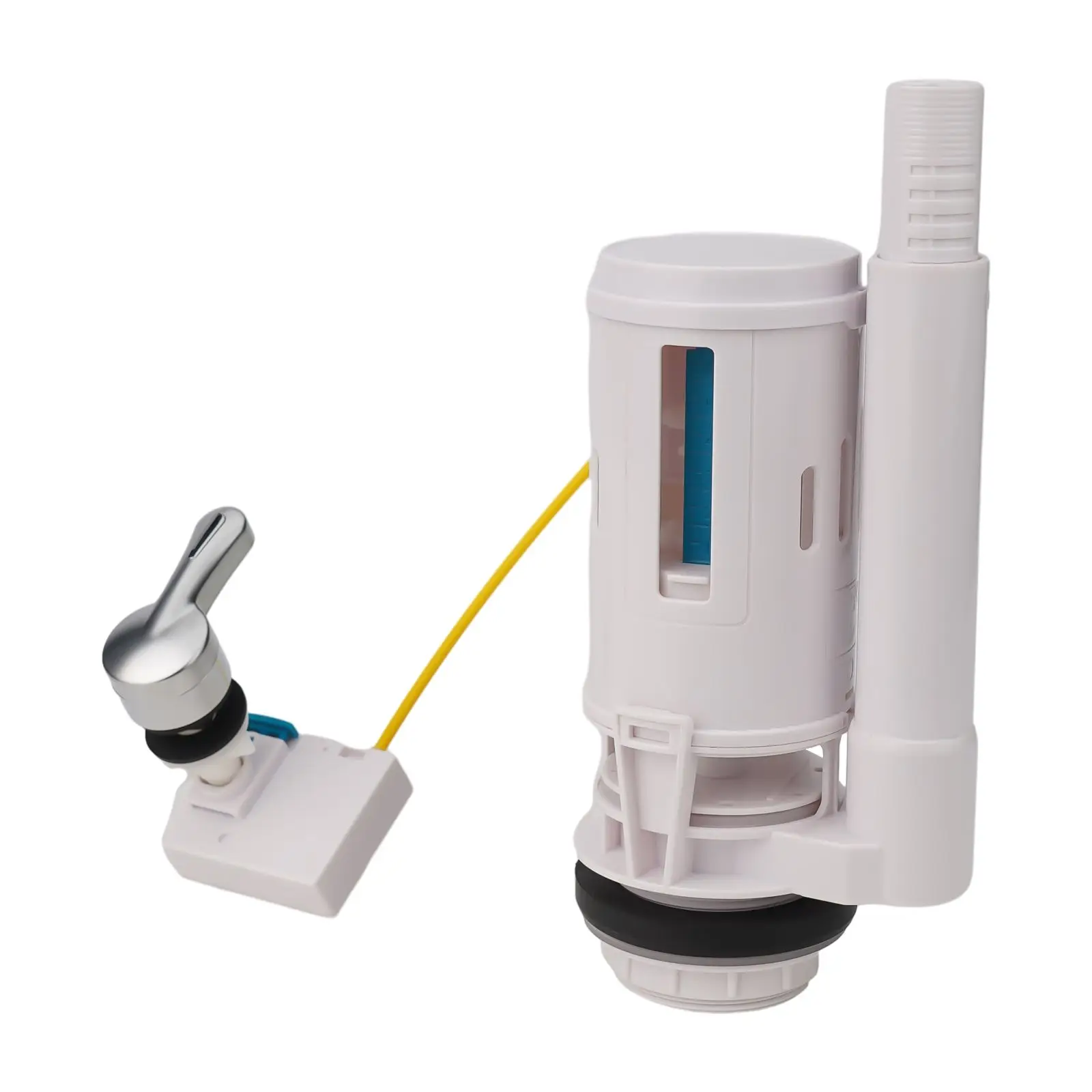 Quick and Easy Upgrade  2in Toilet Cistern Flush Valve for Top Push Button Toilets  Adjustable Water Level  Prevent Leaking