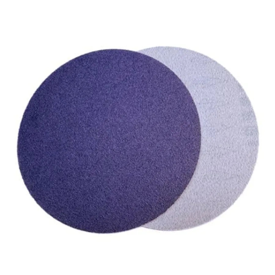 

5-дюймовые шлифовальные диски на липучке, круглые, без отверстий, из керамической ткани, для тяжелых работ, для орбитальных шлифовальных машин