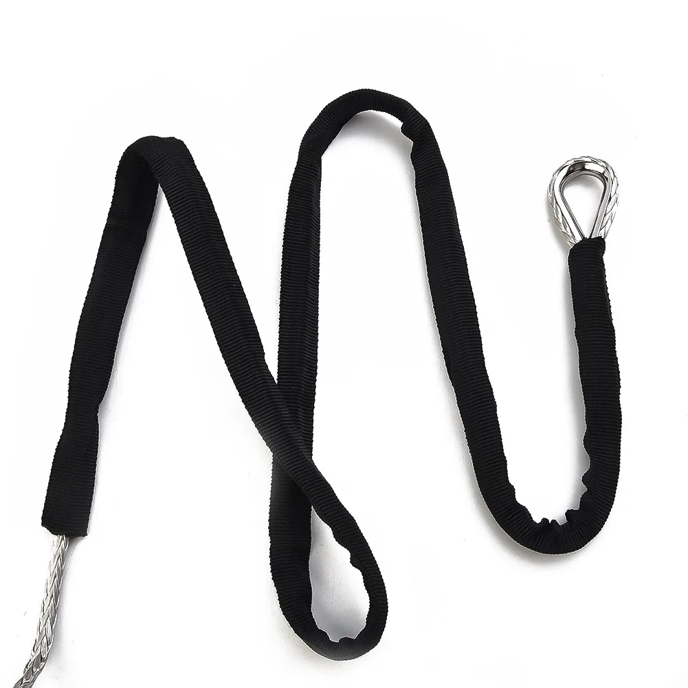 

For ATV UTV Synthetic Winch Line Cable Rope Tow Cord with Sheath Heavy Duty Winching Rope for Off Road Utility Vehicles