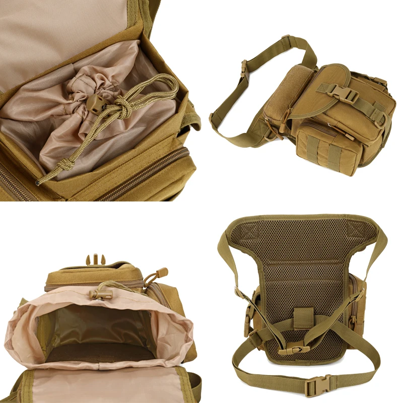 Tactische Drop Leg Bag Tool Fanny Dijpack Leg Rig Militaire Motorfiets Camera Versipack Utility Pack Pack