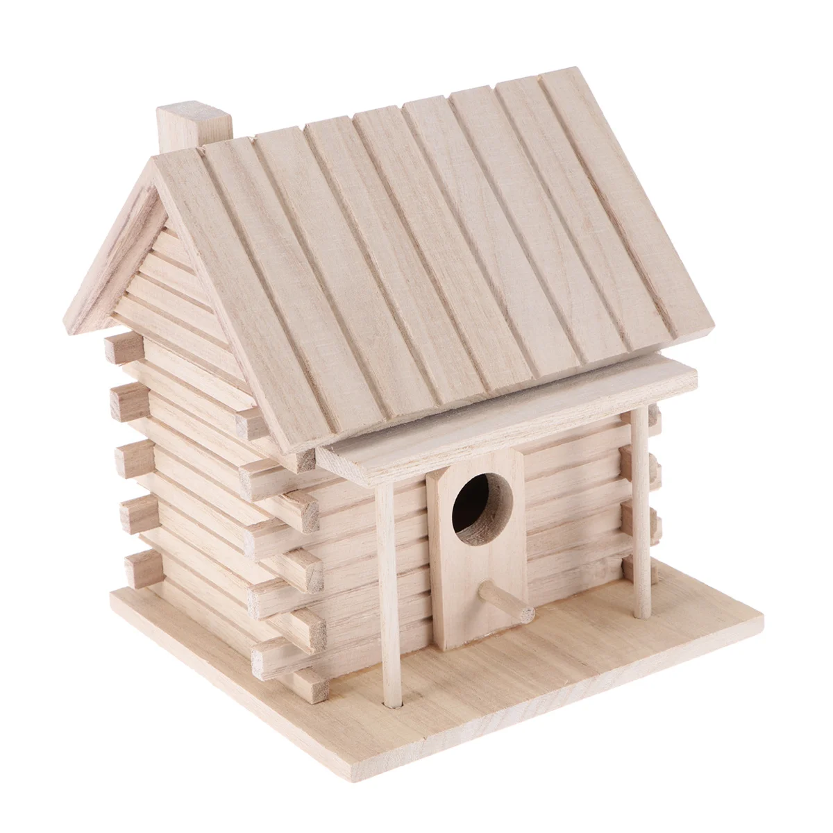 

Wooden Bird Nest Natural Solid Wood Breeding Box For Parrots Cockatiels Budgies Outdoor Indoor Swallows Nest Decor