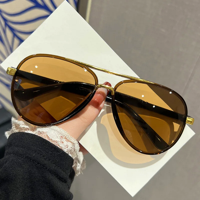 Vintage Men Women Sunglasses Men Business PC Frame Sun Glasses Outdoor Travel Driving Sunscreen Eyeglasses UV400