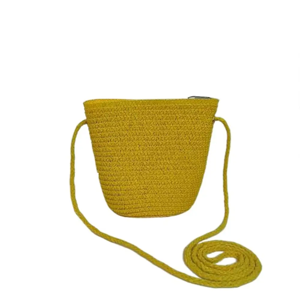 

Fashion Straw Crossbody Bag Large Capacity Simple Single Shoulder Bag Soft Handle Straw Handbag Women Girl