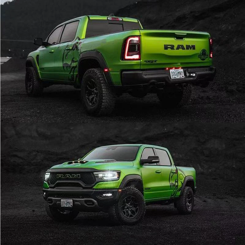Ferocious Dinosaur Head Car Sticker Personality Creative Body Decoration Stickers, Applicable Pickup Truck Type Stickers