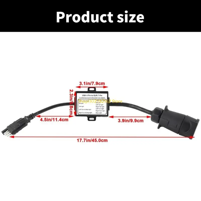 Picture 7: 547B 4 Pin to 7 Pin Adapter Connector for Efficient Trailer & Connectivity