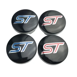 4Pcs 54mm 60mm Car Wheel Center Hub Cap Rim Cover For Ford ST Fiesta Focus Edition Car KUGA Mondeo Ecosport Auto Car Accessories