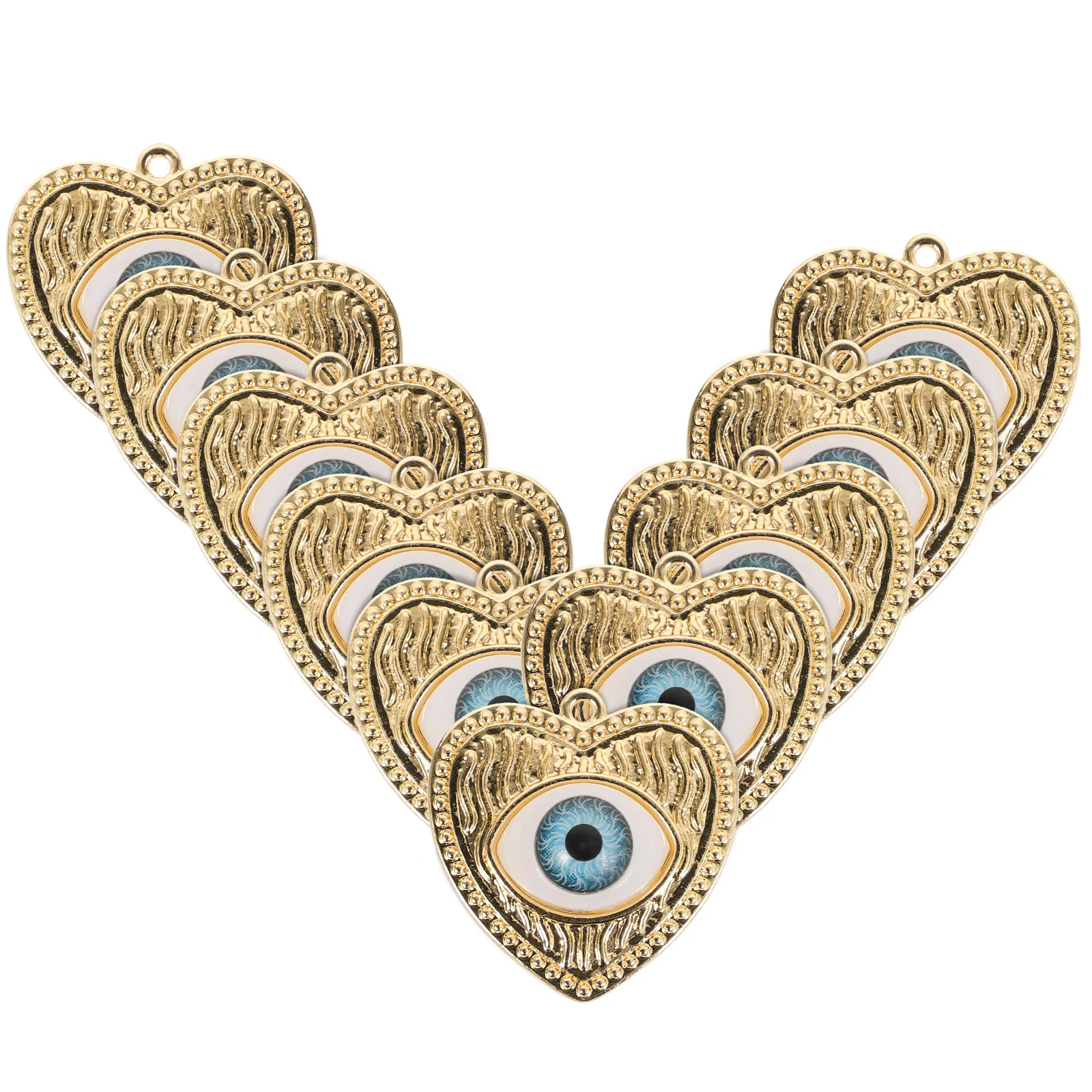 

10 шт. DIY ожерелье серьги подвески изготовление ювелирных изделий подвески дизайн глаз сплав декоративные фурнитура подвески для изготовления ювелирных изделий