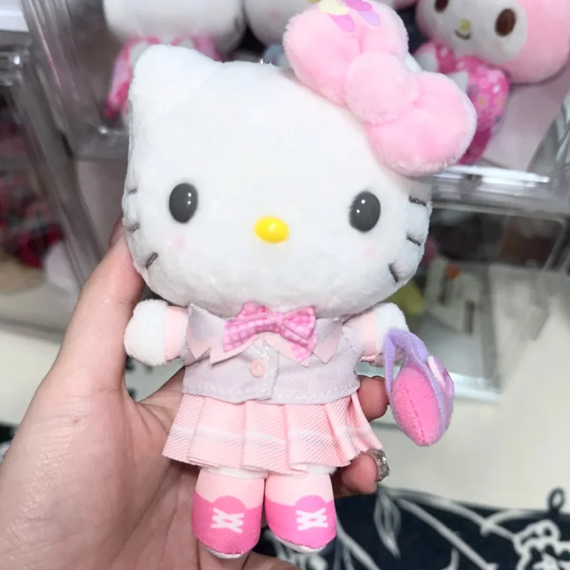Llavero con cuentas de Hello Kitty, bonito abalorio de dibujos animados para llaves, bolsos, monedero, mochila, regalo acrílico 3D para niñas, accesorios