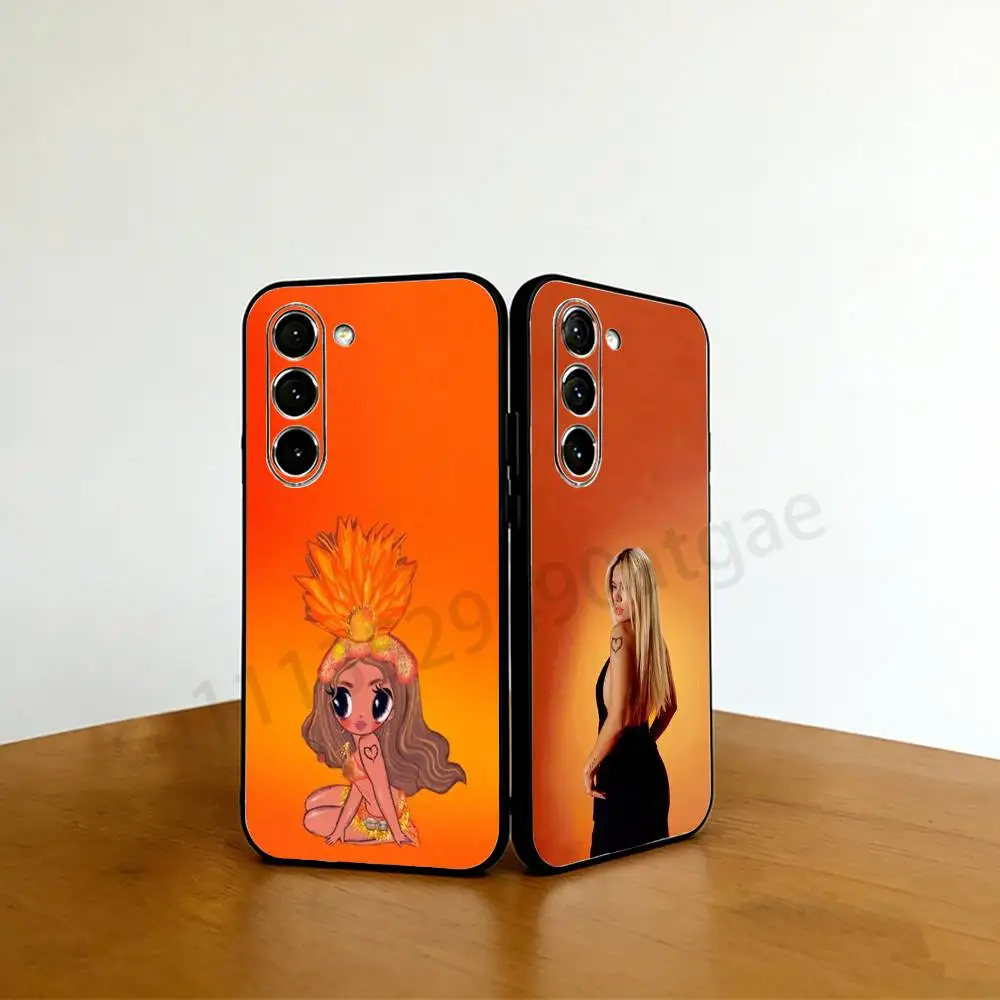 

Singer K-Karol G M-Manana Phone case For Samsung Galaxy A53,51,72,73,31,30,42 Soft Silicone Black Cover