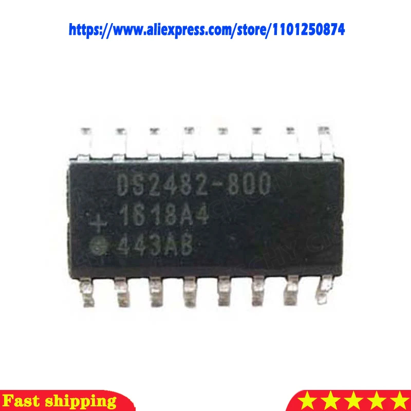 1pcs/lot DS2482-800 DS2482S-800 DS2482 SOP-16 In Stock