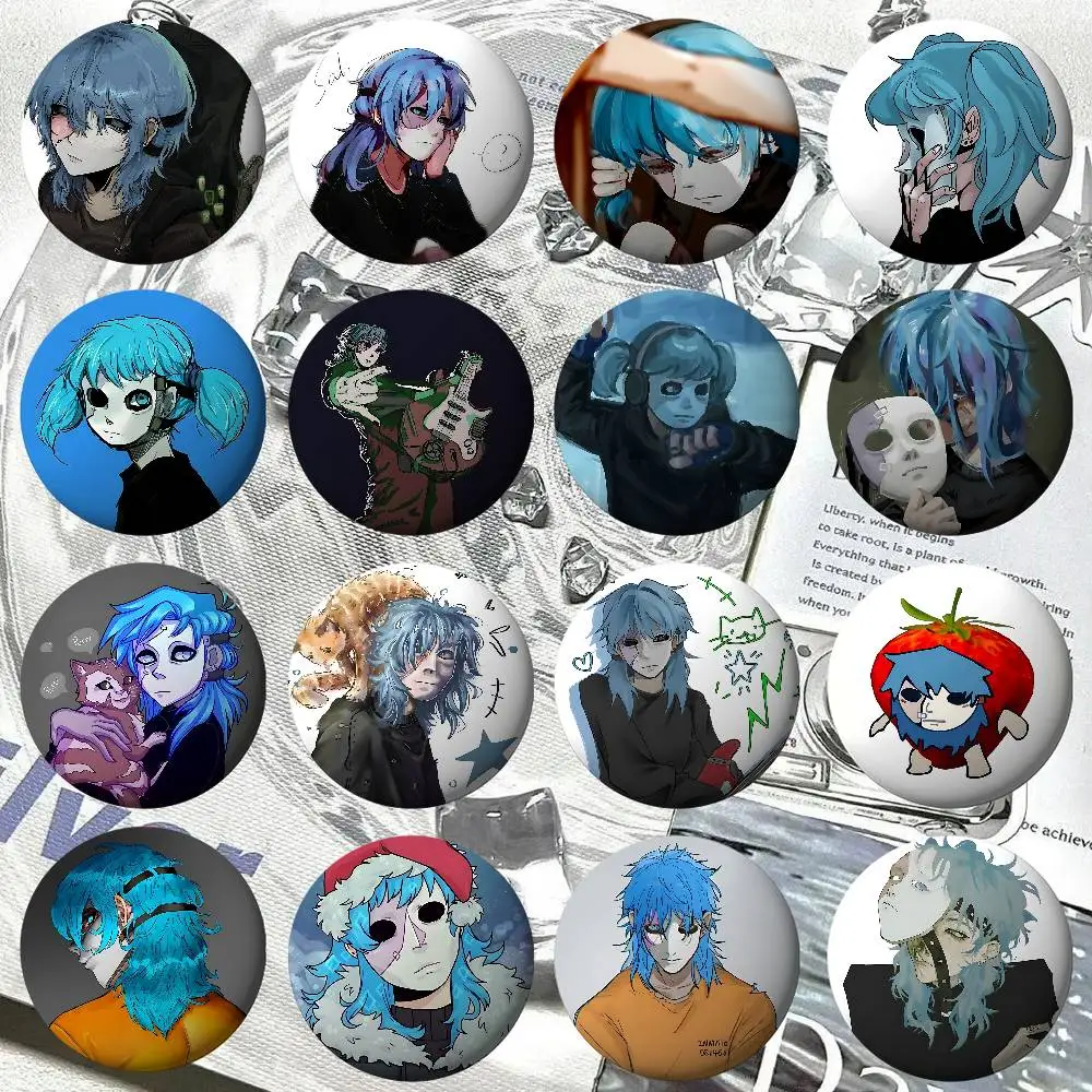 Cool-sally Face Badge Pins For Friend, Backpack, Clothing, Collectible Accessories, Jewelry Gift