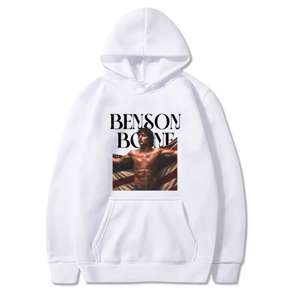 

Benson Boone -Momma Song 2025NEW Hoodie with Pocket HipHop Sweatshirt Long-sleeved Simplicity Loose Clothes Moletom New Pullover