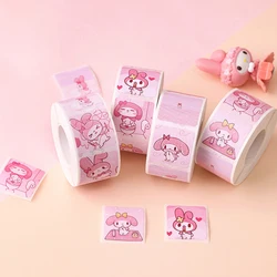 500pcs Anime Sanrio My Melody Stickers Pink Kawaii Cartoon Decal Diary Guitar Luggage Laptop Aesthetics Sticker for Kids Girls